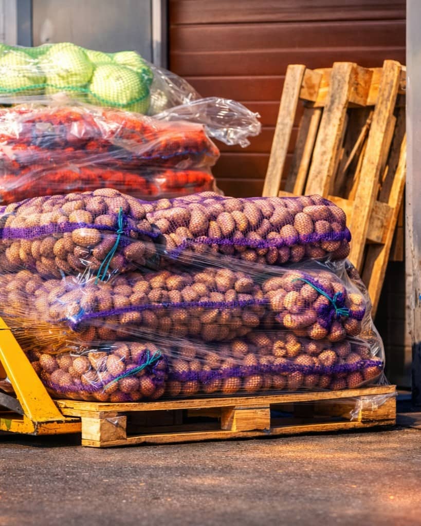 Practical handling solutions for packaged goods and supply-chain movement. 
